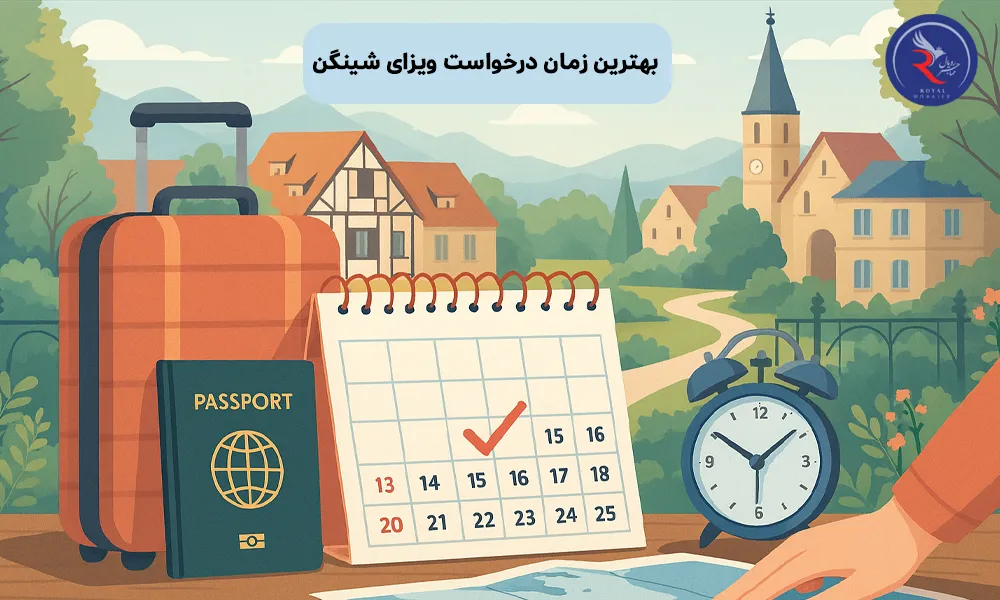 بهترین زمان درخواست ویزای شینگن