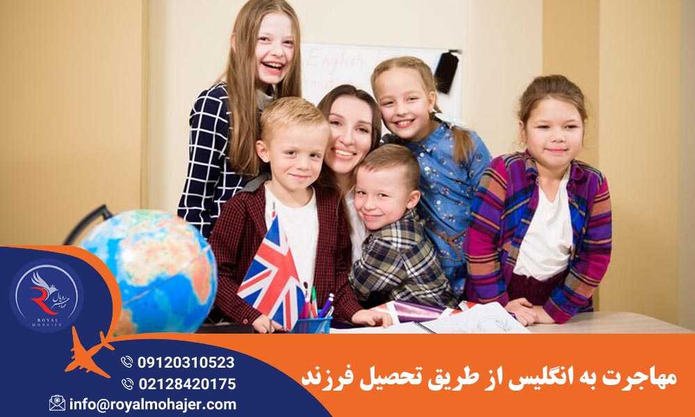 مهاجرت به انگلیس از طریق تحصیل فرزند